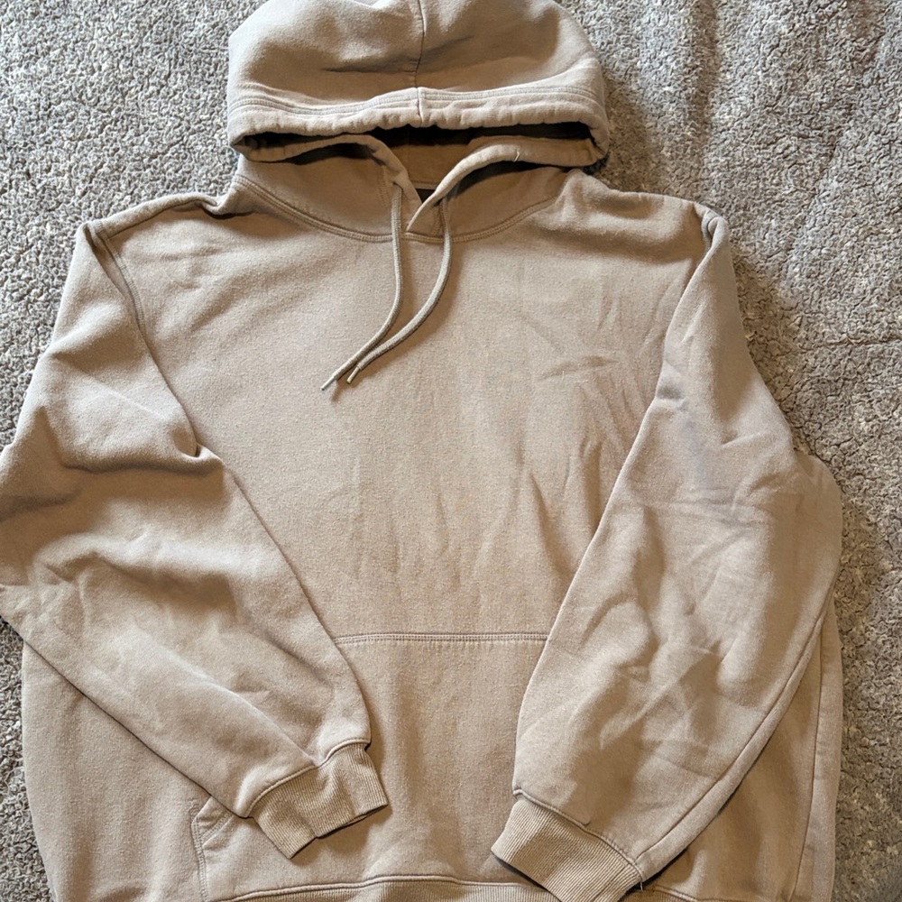 H&M Beige Hoodie for Men